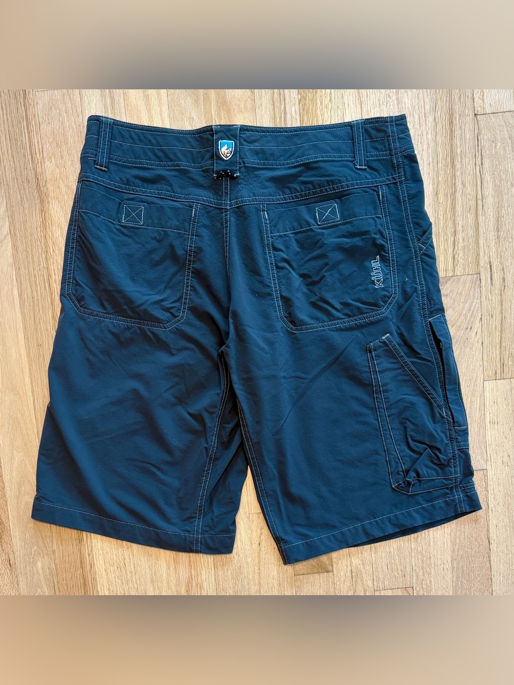 KUHL Original Renegade 12” Hiking Shorts Men’s Koal Gray Outdoor Stretch sz 34 - Picture 3 of 8